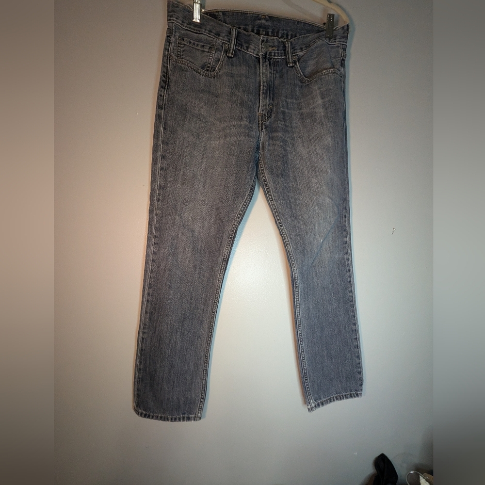 Men's 511 Levi's 511 (33 x 30) Blue Jeans Light Wash Red Tab